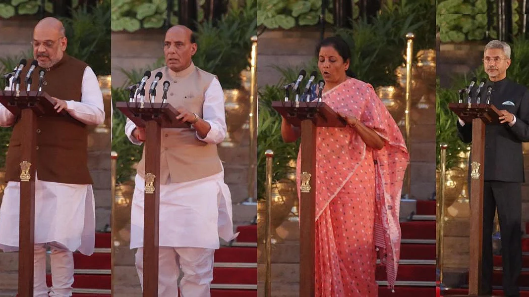 Amit Shah, Rajnath Singh, Nirmala Sitharaman and S Jaishankar