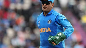 The insignia on Dhoni’s gloves the least and the last concern of Team India