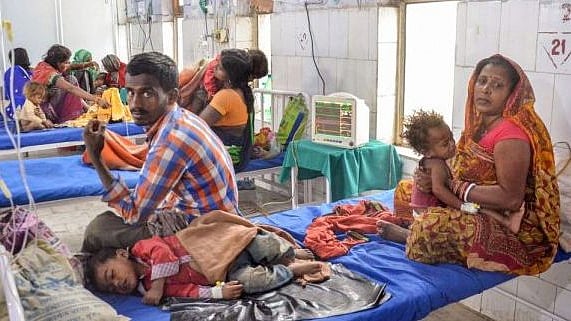 A children ward at a government hospital in Muzaffarpur, Bihar.