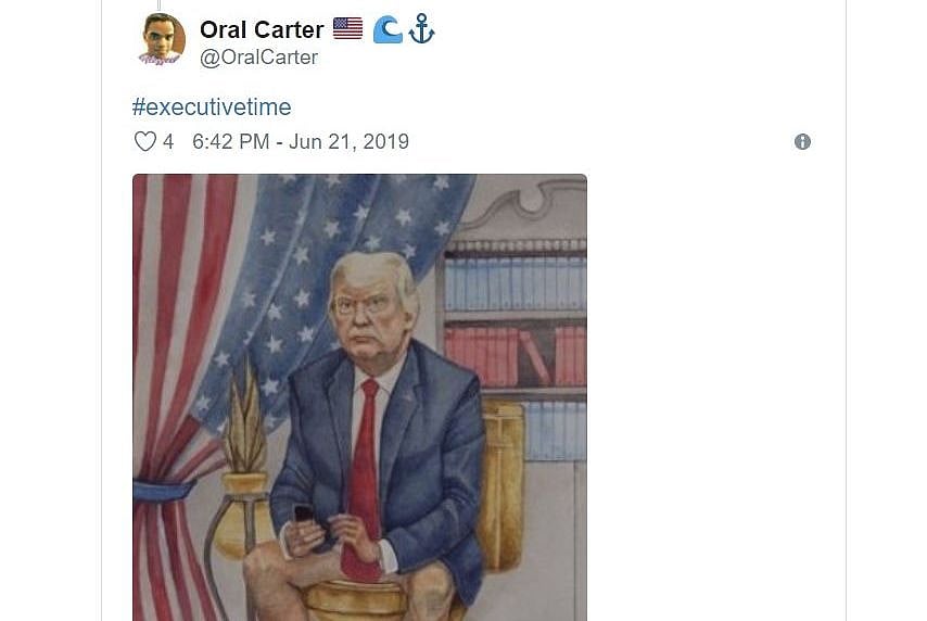 Donald Trump trolled for tweets on why he stopped strike on Iran