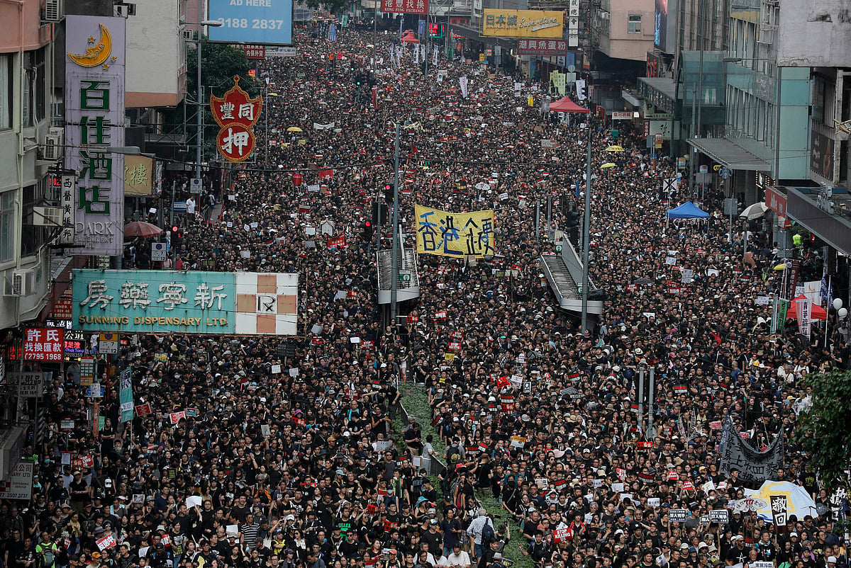 Watch: Six arrested in Hong Kong as peaceful protesters are attacked by the Police