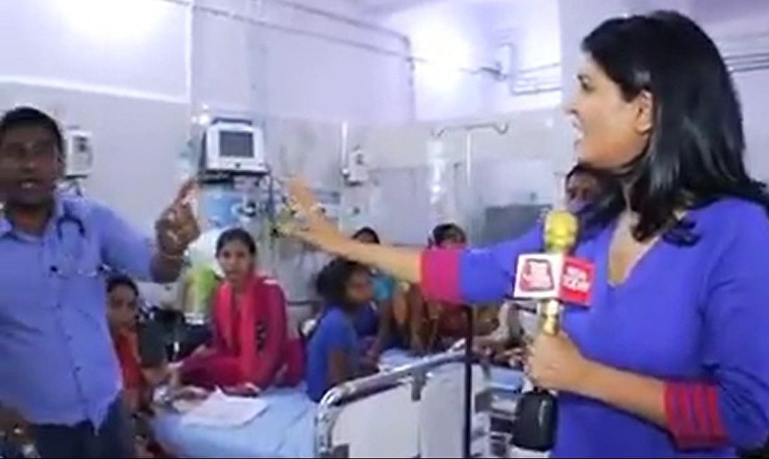 News anchor Anjana Om Kashyap slammed for being insensitive towards doctors, ICU patients in Bihar
