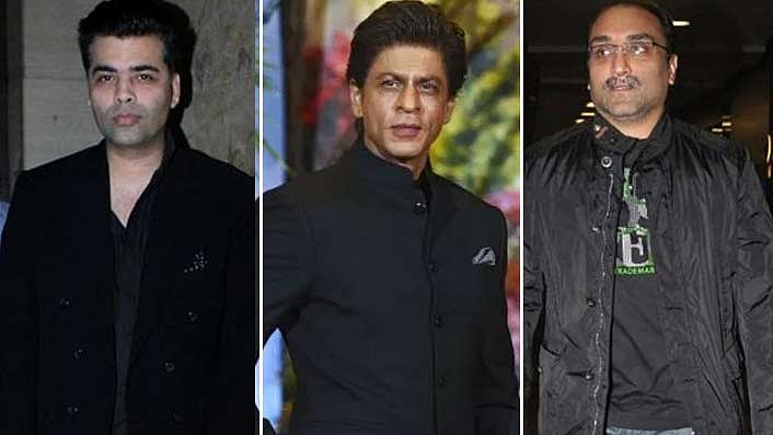 From Left to right (Karan Johar, Shah Rukh Khan and Aditya Chopra)