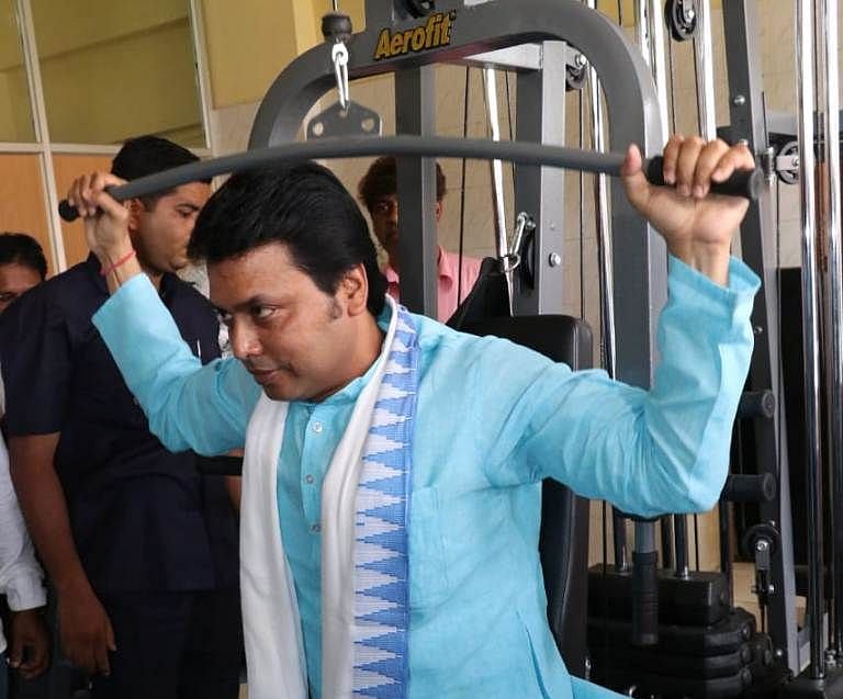 CM Biblap Kumar Deb’s love for gyms leaves Agartala cold