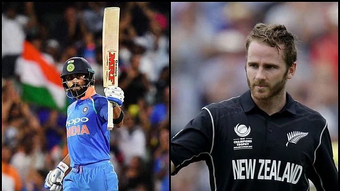 Indian Skipper Virat Kohli and New Zealand Captain Kane Williamson (social media)