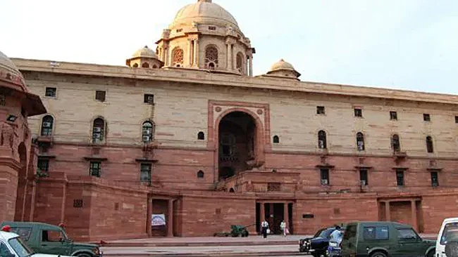 Union Home Ministry, North Block, New Delhi.