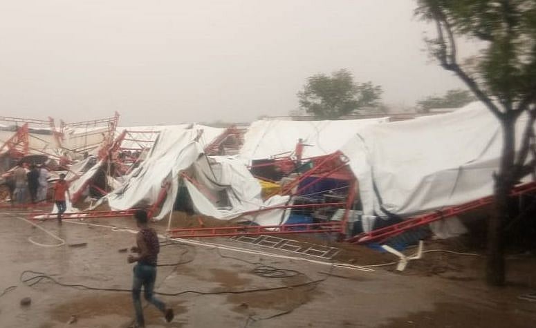 14 killed as pandal collapses during Ram Katha in Rajasthan’s Barmer