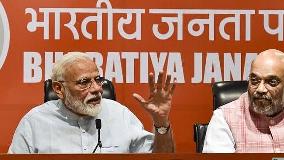 PM Narendra Modi and his lieutenant, Home Minister Amit Shah.