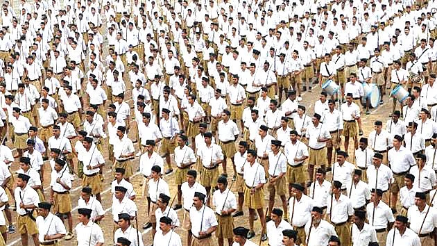 What explains the absence of street celebrations following BJP’s landslide victory?