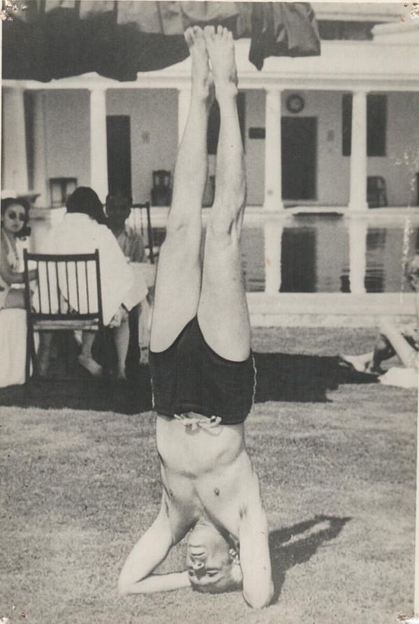 Yoga includes “non-violence, truthfulness, continence”, wrote Nehru