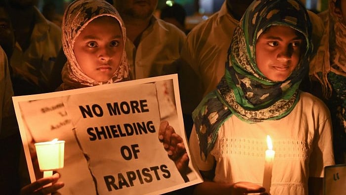 Kathua rape-and-murder case protest (PTI)