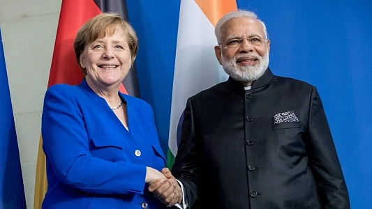PM Modi meets Angela Merkel