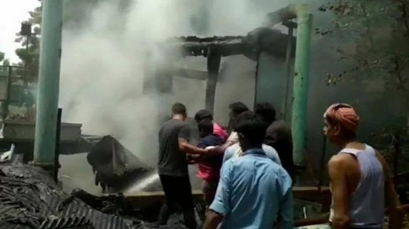 Fire breaks out at Doordarshan Kendra in Mathura, operations halted