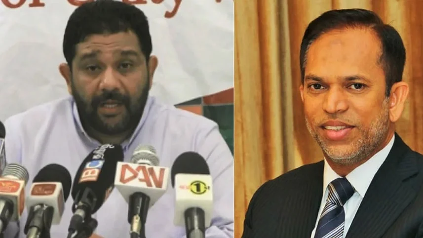Western Province Governor Azath Salley and Eastern Province Governor MALM Hisbullah (Social Media)