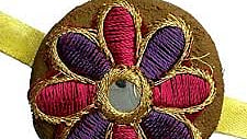 Eco friendly Rakhis made from dung at Uttar Pradesh Gaushala