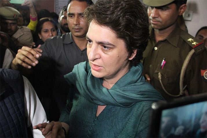 Priyanka Gandhi Vadra still  ‘detained’ in Chunar : UP Dy CM denies ‘arrest’ 