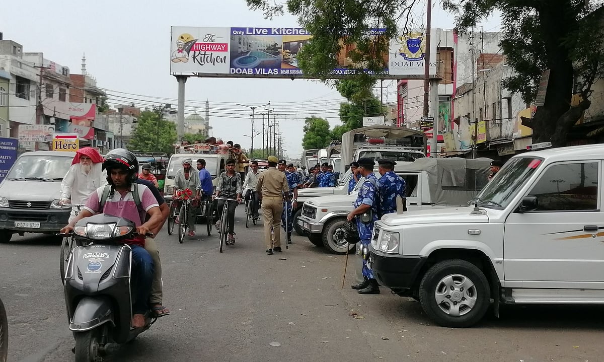 UP: 200 people booked for causing traffic congestion on Eid in Meerut