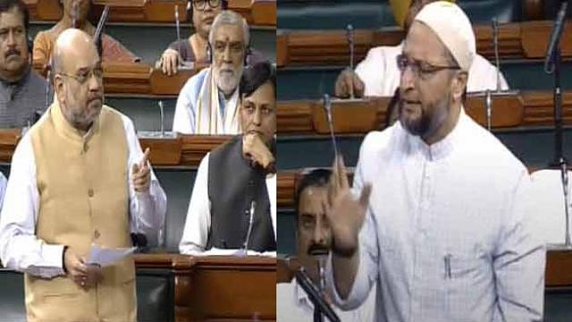 Asaddudin Owaisi confronts Amit Shah  over NIA bill