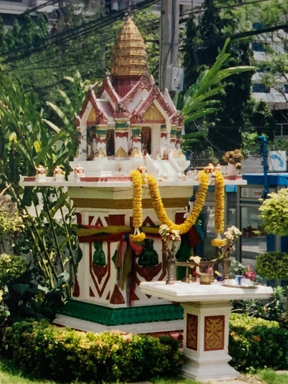 A traditional spirit house.