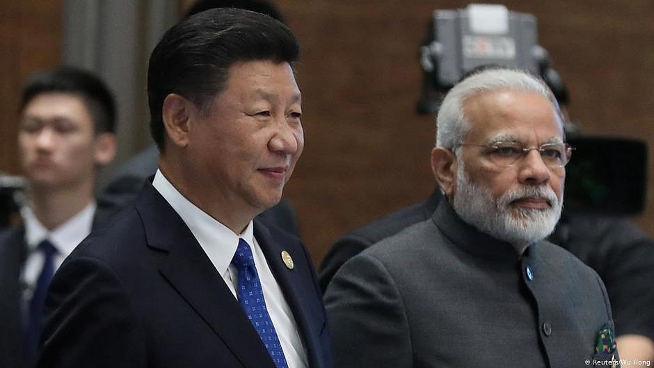 PM Narendra Modi with Chinese President Xi Jinping