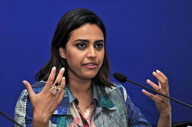 Swara Bhaskar slams BJP MP for liking a rape threat on Twitter      