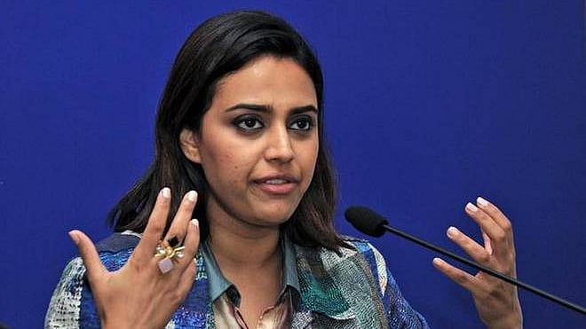 Swara Bhaskar slams BJP MP for liking a rape threat on Twitter