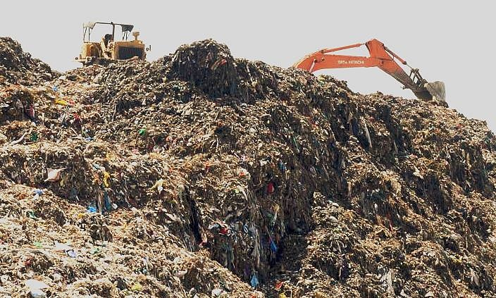 15 hours on, firefighting operation underway at Bhalswa landfill site in north Delhi