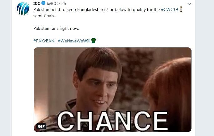 ICC tweet draws Pakistan fans’ ire  