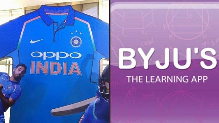  Learning app Byju’s to replace Oppo on Indian team’s jersey