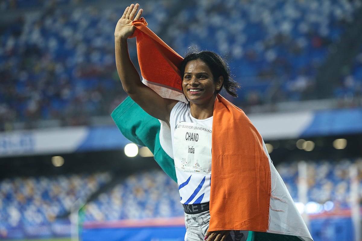 “You make India proud” as Dutee sprints to gold in Naples  