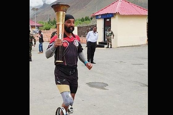 Kargil hero runs last lap with Victory Flame in Drass  