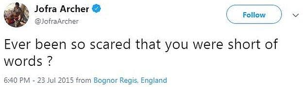 England pacer Jofra Archer predicted Super Over in World Cup Final way back in 2015!