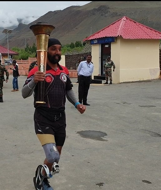 Kargil hero, known as the ‘bladerunner’, runs last lap with Victory Flame in Drass