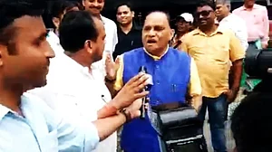 Screenshot of video on social media