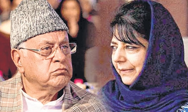 Convene all-party meet  to discuss article 35-A Mehbooba Mufti to Farooq Abdullah