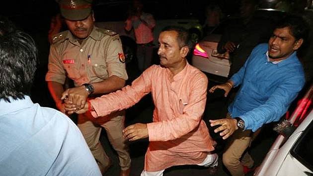BJP MLA Kuldeep Sengar is currently incarcerated in jail 