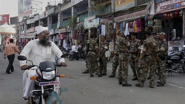 Over 60 persons were killed and more than 40,000 displaced in communal violence in Muzaffarnagar and adjoining areas in September 2013 (file photo).