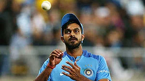 Mayank Agarwal joins elite list with maiden double ton
