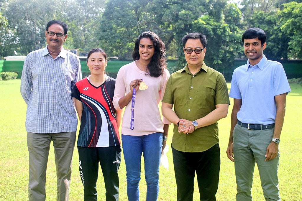 Victorious Sindhu meets Sports Minister  
