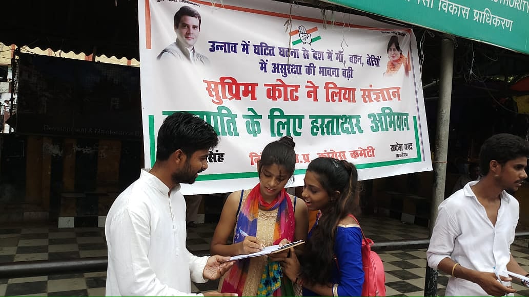 Overwhelming support for Congress signature campaign for justice to Unnao rape survivor