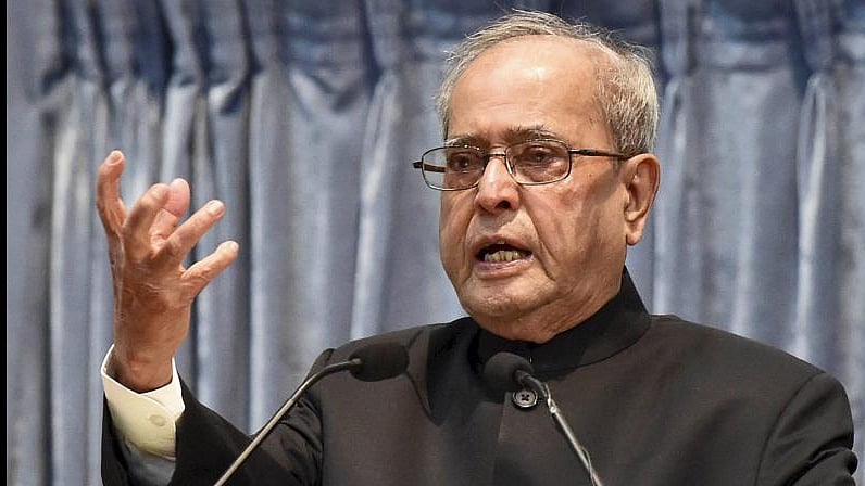 Congress president Sonia Gandhi pays tribute to former President of India Pranab Mukherjee