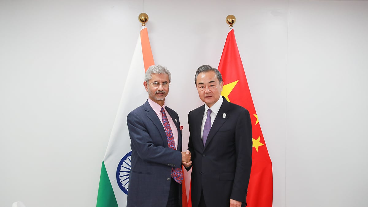  Chinese State Councilor and Foreign Minister Wang Yi (R) meets with India’s Minister of External Affairs Subrahmanyam Jaishankar (IANS Photo- file)