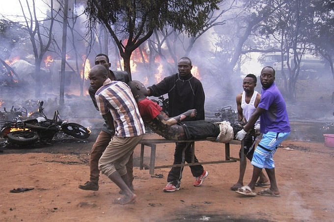 60 killed in Tanzania oil tanker explosion