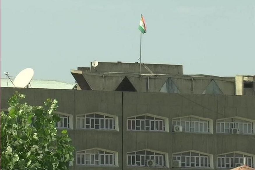 Jammu and Kashmir state flag taken down from Secretariat 