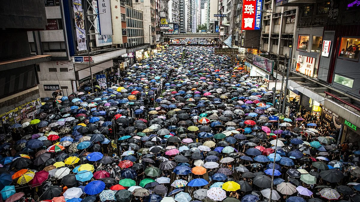 Hong Kong Protests against an extradition law