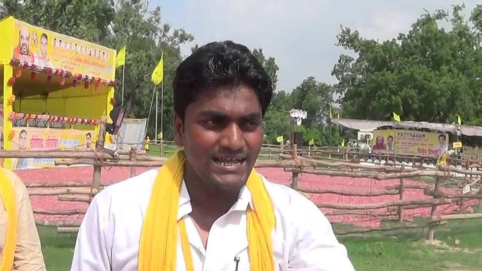 SBSP national general secretary Arvind Rajbhar (social media)