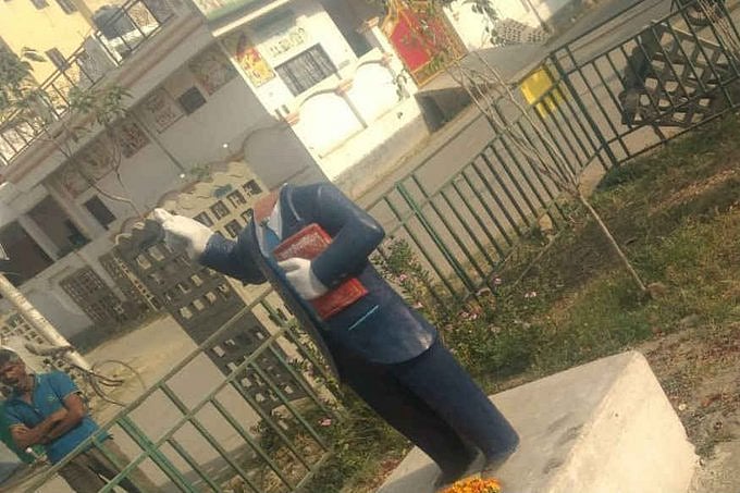 Miscreants vandalise 3 Ambedkar statues in UP’s Azamgarh 