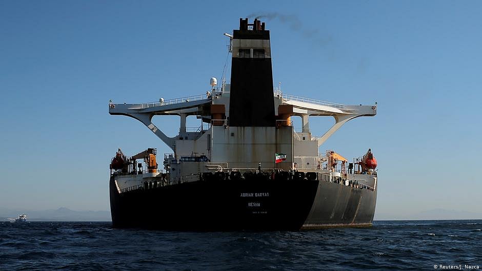 India seeks US security for Middle East oil shipments
