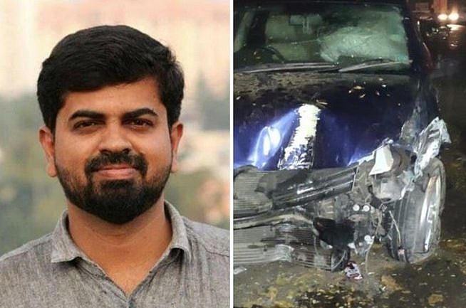 Car driven by IAS officer mows down journalist in Kerala 