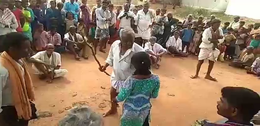 Andhra Pradesh: Village elder beat up girl with sticks for eloping